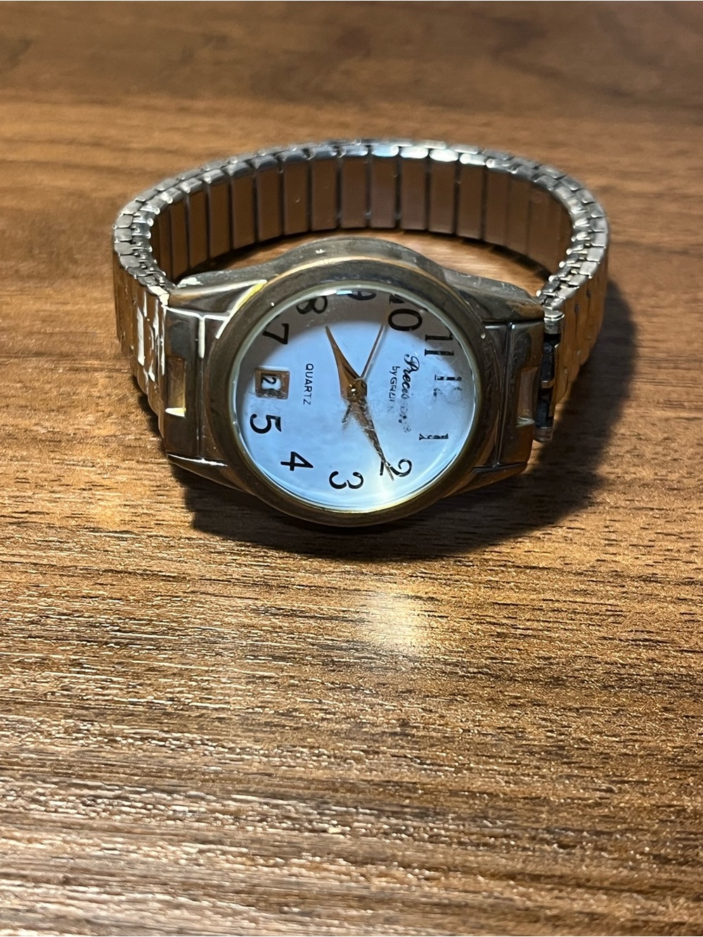 Vintage Precision By Gruen Quartz Watch
